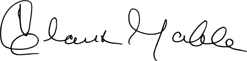 Clark Gable Signature